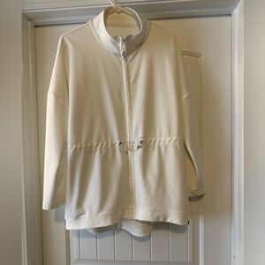 Lightweight jacket with pockets (White) XL
